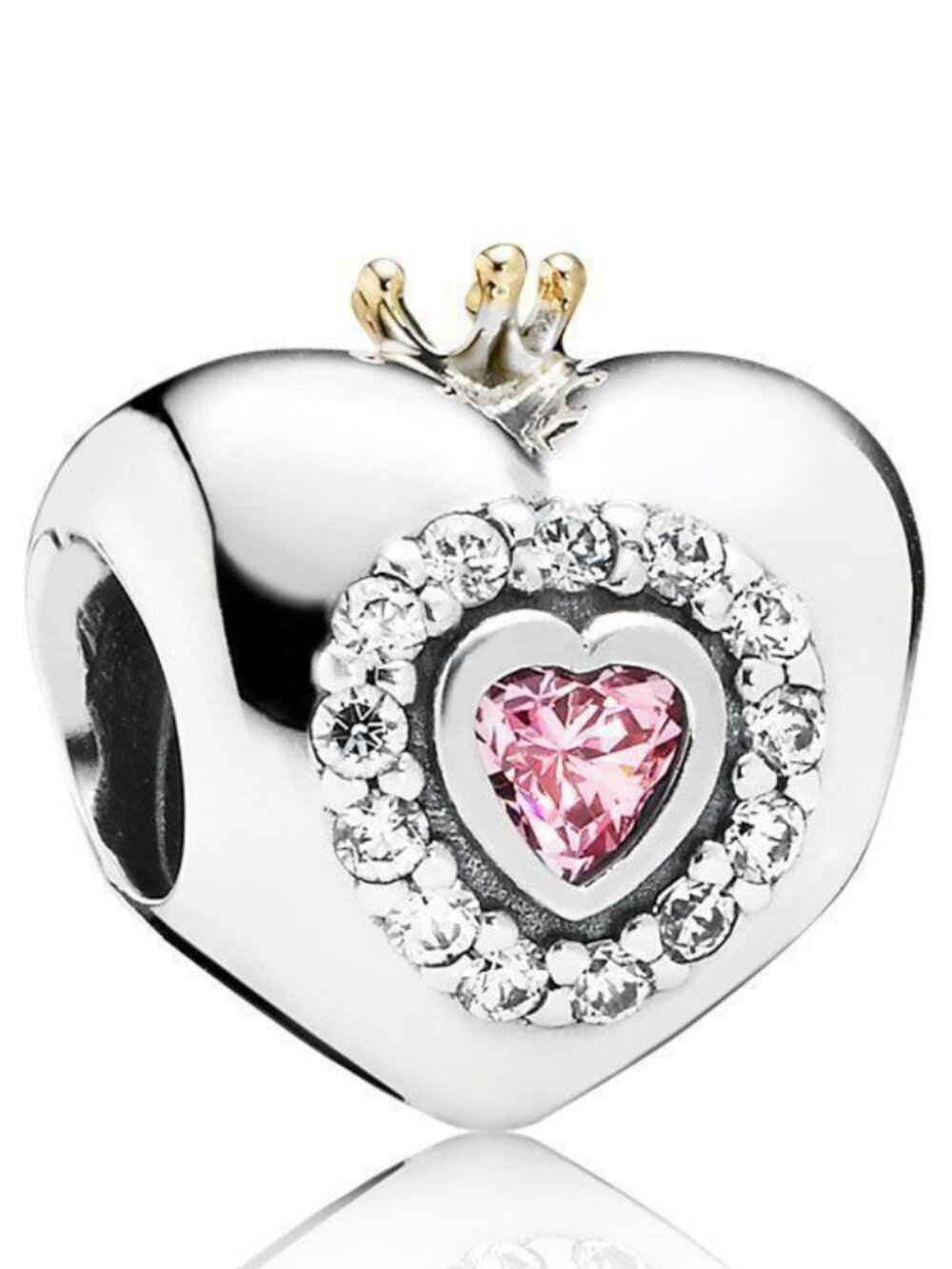CLEARANCE!!   Pandora Princess Crown Heart Charm